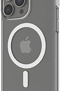 MagSafe uyumlu iPhone 14 Pro Max kılıfı, şeffaf, manyetik kılıf, entegre mıknatıslı ve yükseltilmiş kenarlar sayesinde kamera koruması, MagSafe ile kablosuz şarj için uygundur