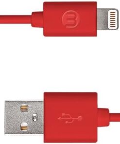 USB-A - Lightning Şarj Kablosu Kırmızı