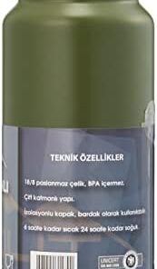 ÇİFT KATMANLI TERMOS 1000 ML