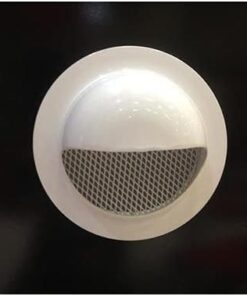 FAN MENFEZİ MUTFAK ASPİRATÖR ÇIKIŞI RÜZGAR ÖNLEYİCİ TEREKLİ İÇ ÇAP 100 MM BEYAZ (BEYAZ)