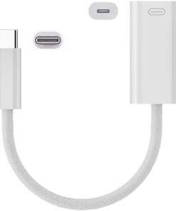 45W Type C to Lightning Kulaklık Dönüştürücü Hızlı Şarj iPhone iPad Macbook Yuva Çevirici Müzik Dinleme Arama OTGKLK