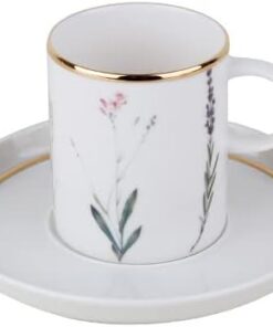 Botanical 12 Parça Kahve Takımı, Çok Renkli