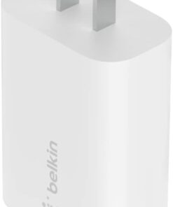 BoostCharge PPS ile 25W duvar şarj cihazı (USB-C Güç Dağıtımı, iPhone, Samsung, Galaxy Tab, iPad vb. İçin hızlı şarj, USB-C - USB-C kablosu dahil)