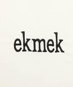 No. 35 No Essentials Krem Nakışlı Ekmek Kesesi 9076