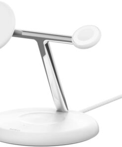 BoostCharge Pro 3'ü 1 Arada Qi2'li Kablosuz Şarj CihazıŞarj Standı - Beyaz