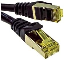 Narita 20 Metre 10Gbps Network Kablosu Cat 7 Siyah Renk Ağ Kablosu 20 Metre Ethernet Kablo (20 Metre)