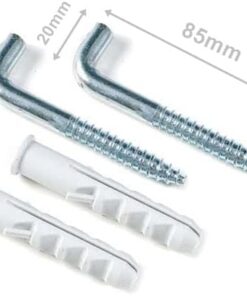 şofben-Termosifon Montaj Askı Kancası-Vidası 2li set