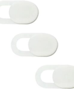 Web Kamerası Kapağı, Webcam Cover, Notebook, Laptop, Macbook, Telefon, Tablet İçin Kamera Kapatıcı, Gizleyici Beyaz (3 Adet)