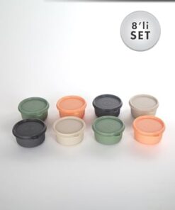 HOME Çok Amaçlı 8'li Mini Saklama Kapları 0.28 Lt.x 8 Adet