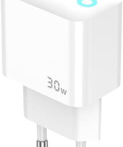Blue Moon PD 30Watt Hızlı Şarj Aleti, A + C Girişli, Beyaz