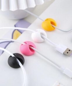 10 Adet Kablo Düzenleyici, Kablo Sabitleyici, Kablo Sabitleme Seti 10'lu, Kablo Tutucu Organizer