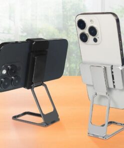 360 derece Dönen Tüm Telefon Tipleri İle Uyumlu Metal Telefon Standı Braket