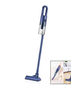 3İN1 ELEKTRİKLİ DİKEY SÜPÜRGE LACİVERT RENK 400W 1.5LT TOZ HAZNELİ SVC-8614