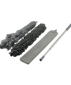 3PCS PÜSKÜL- MAKARNA- DÜZ TOZ ALMA SET ESNEK BAŞLI-43CM  UZAYAN SAPLI=43-205CM BRKT-910200