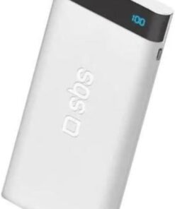 10.000mAh LED 1A+21A MUSB+TYPE-C Pocket Taşınabilir Şarj CihazıBeyaz