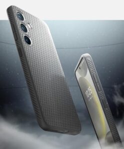 Galaxy S24 Kılıf Liquid Air Marble Grey - ACS07450