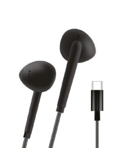 H36 Type-C Stereo Kulak İçi Kablolu Kulaklık Siyah