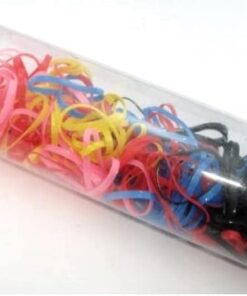 Marifetlerim - Karışık Renkli Lastik Toka 100 Adet