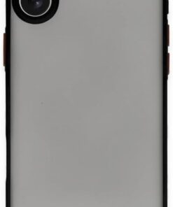 AKSESUAR İphone 16 (6.1) inç ile uyumlu Yan Tuşları Renkli Kamera Korumalı Transparan TPU Kılıf