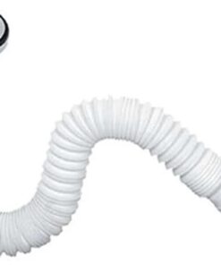 Yüksek Kaliteli Çelik Süzgeçli Lavabo Gider Hortumu,Pratik Körüklü Sifon,Uzun Eviye Gider Borusu (150Cm)