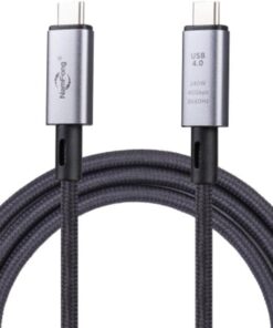 1MT USB 4.0 240W Thunderbolt Type-C to Type-C Şarj, Data ve 8K 60Hz Görüntü Aktarım Kablosu