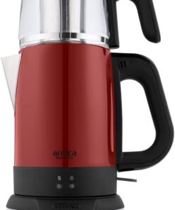 IH33204 Demli Stil Kırmızı Cam Çay Makinesi