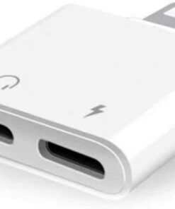 iPhone Lightning 2in1 Şarj Kulaklık Dönüştürücü Jack Adaptör Skart Şarj Çoğaltıcı Splitter iPhone şarj çıkışı çoğaltıcı NO 184