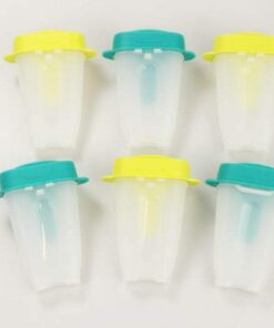 Çocuk buz lolipop Lollitups beyaz turkuaz sarı misket limonu D178