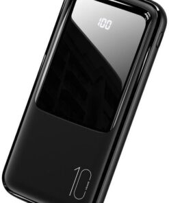 10000 Mah Dijital Göstergeli Powerbank 4 Girişli Type C Lightning Micro Usb 1 to 7 Gerçek 10000 Taşınabilir Şarj