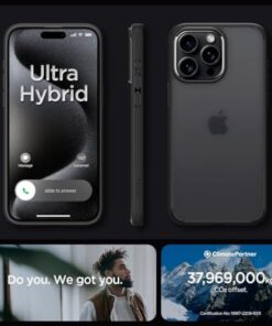 iPhone 15 Pro Max Kılıf Ultra Hybrid Frost Black - ACS06568