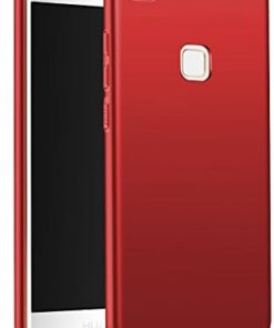 P10 Lite Uyumlu Sert Rubber Silikon Kılıf (Kırmızı)