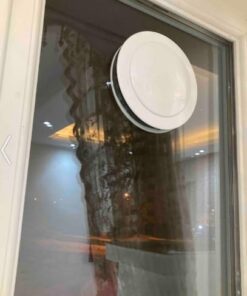 Isıcam Çift Cam Doğal Gaz Menfezi Açılır Kapanır Soğuk,Ses,Rüzgar Girmez RENK BEYAZ .Alüminyum Özel Sıvama Delik Çapı 160 mm