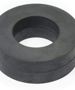Magneteksan Ferrit - Halka Seramik Siyah Kömür Mıknatıs Ø70x32x10 mm (1 Adet)