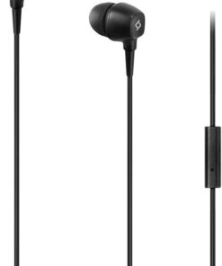 Pop Mikrofonlu Kulakiçi Kulaklık 3.5mm Siyah