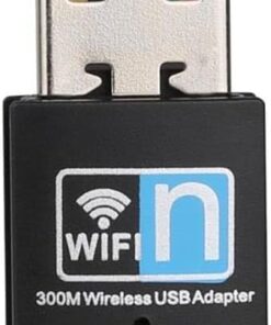 USB WiFi Adaptörü, Kablosuz LAN Ağ Kartı Adaptörü USB 2.0 Dongle Masa üstü Dizüstü Bilgisayar Windows 10 8 7 XP MAC OS için (Windows10 için Tak ve Çalıştır)