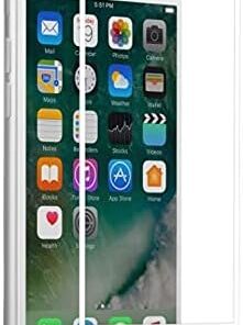 Trend Apple İphone 7 PLUS / 8 PLUS için Hayalet Ekran Koruyucu Yandan Görünmeyen Ekranı Tam Kaplayan Gizlilik Filtreli Görünmez 5D ince Cam Ekran Koruma BEYAZ