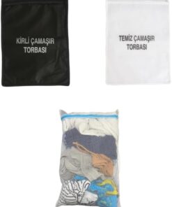Temiz Torbası - Kirli Torbası - Yıkama Filesi, Asker Çamaşır Seti, Öğrenci Çamaşır Seti
