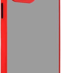 GİYİM & AKSESUAR İphone 15 Pro Max (6.7) Uyumlu Kenarları Renkli Kamera Korumalı TPU Transparan Kılıf (Kırmızı)