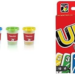 Price Oyun Hamuru 4'lü Paket - (4 * 100 Gr) ve UNO Kartlar