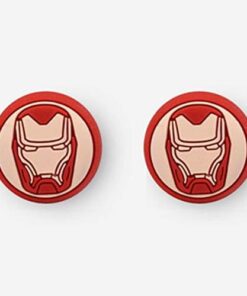 Silikon Analog Kumanda Kavrama Kapağı Başparmak Çubuğu PS4 PS3 Xbox 360 Xbox One Nitntend Switch Pro Wii u Kumandası Oyun Aksesuarları için Joystick Kapağı (Iron Man)