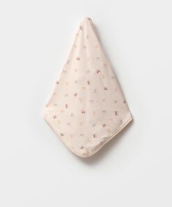 BUBBLES %100 PAMUK BASKILI, ÇİFT KATLI BEBEK BATTANİYESİ (KELEBEK)