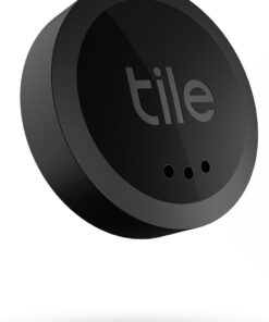 Sticker Smart Tag, Siyah, Bluetooth Takip Cihazı - Evcil Hayvanlar, Elektronik Cihazlar için Eşya Bulucu, 76 Metre Mesafeye Kadar, Suya Dayanıklı, iOS ve Android Uyumlu