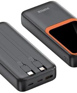 20000 Mah Lightning Type-C Çıkışlı Dijital Göstergeli Powerbank Siyah PB-70