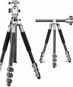 HT-T03 Çok Fonksiyonlu 360 Crossbar Tripod Profesyonel Yatak Dikey Panaromik Başlı Tripod Makro Hassas 160 Cm