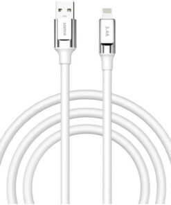 SC-64 3.4A Lightning Şarj ve Data Kablosu Beyaz