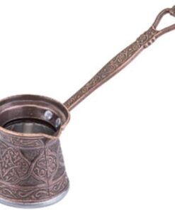 1 Zamak Döküm Kahve Cezvesi 1-2 Kişilik Bakır Rengi