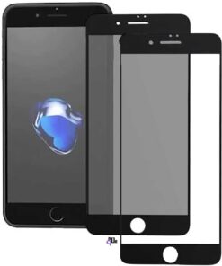 Seramik Ekran Koruyucu, 2'li Paket, iPhone 6,7,8,SE Siyah ile uyumlu Temperli Seramik Cam, Anti-Şok HD Tam Kaplayan Ekran Koruyucu