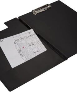 333S A4 Pvc Kapaklı Sekreter Tablası,Sekreterlik,Sekreter Bloknot,A4 Kapaklı Sekreterlik,Siyah