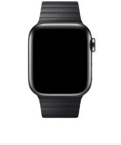 Apple İle Uyumlu Watch 38mm/40mm KRD-35 Metal Kordon Siyah