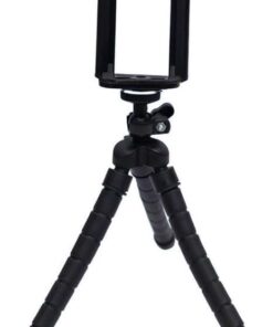 Esnek Ahtapod Tripod Telefon Tutucu Siyah